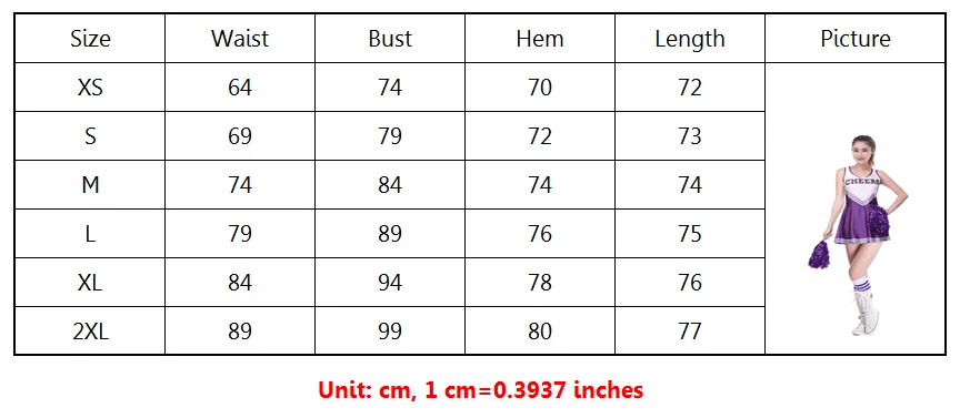 Sexy Sport Cheerleader Costume High School Girl Uniform Basketball Game Team Show Women Dress | Спорт и развлечения