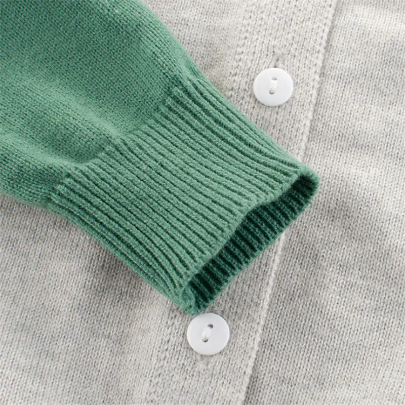 Детские вязаные свитера кардиган для мальчиков осенняя теплая детская школьная