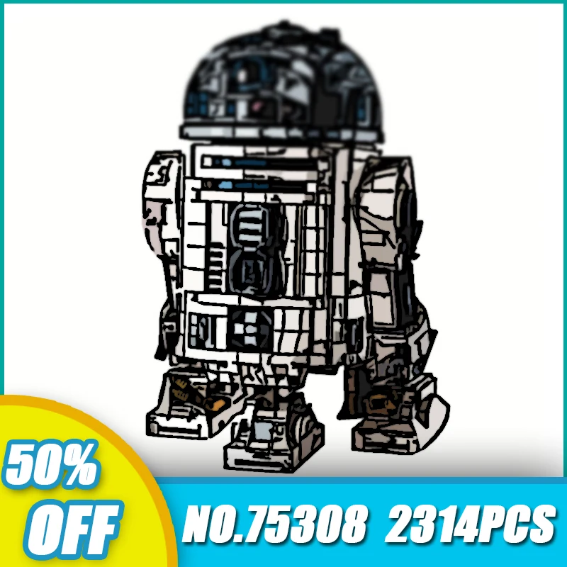 

Star Project Creative Robot R2-D2 Model 75308 62001 Space Building Block DIY Toys Children's Birthday Christmas Gift