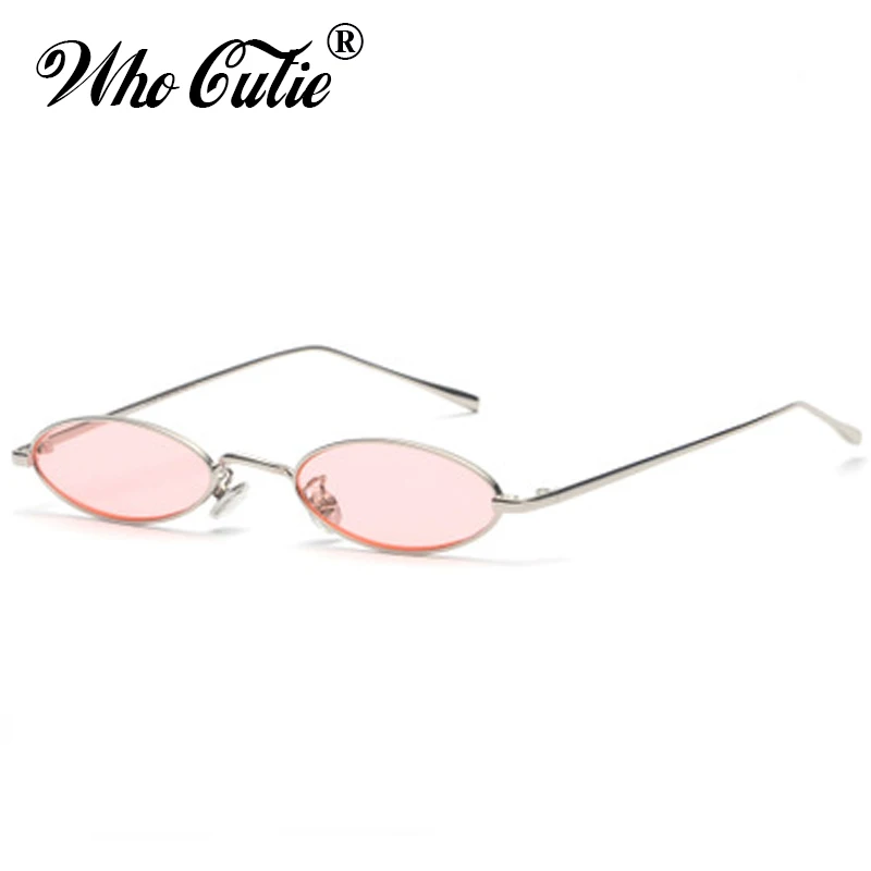 Кто милашка 2018 Малый Тонкий овал Солнцезащитные очки для женщин Для Брендовая