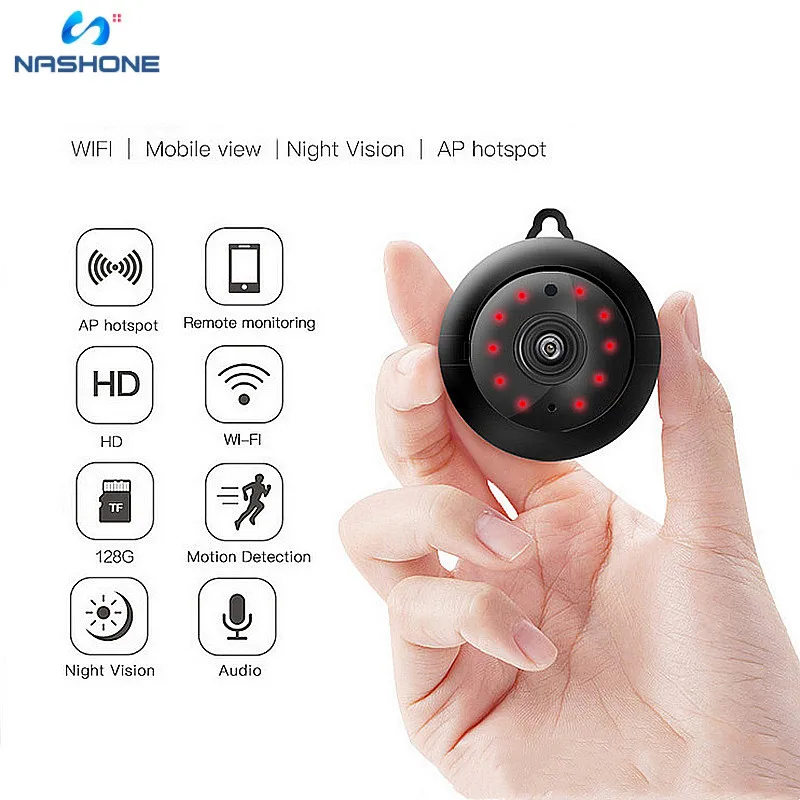 Wi-Fi камера для помещений V380 HD Wi-Fi беспроводная камера видеонаблюдения камера ночного видения s с Wi-Fi ip-камерой 1080P мини-камера