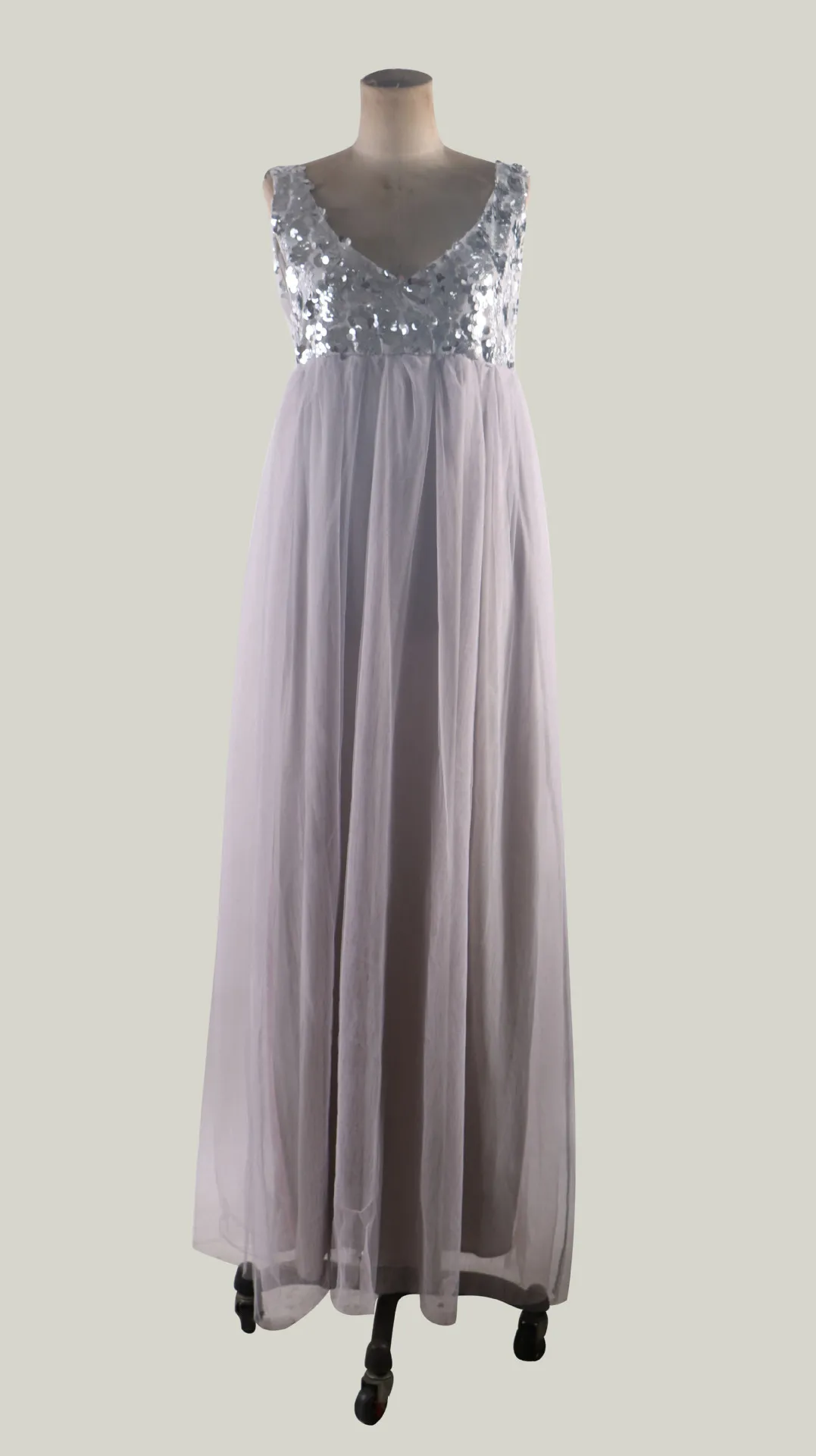 

Maternity dresses Sexy Women Pregnant Sling V Neck Sequin Cocktail Long Maxi Prom Gown Pregnancy Dress Art Photo Dress for lady