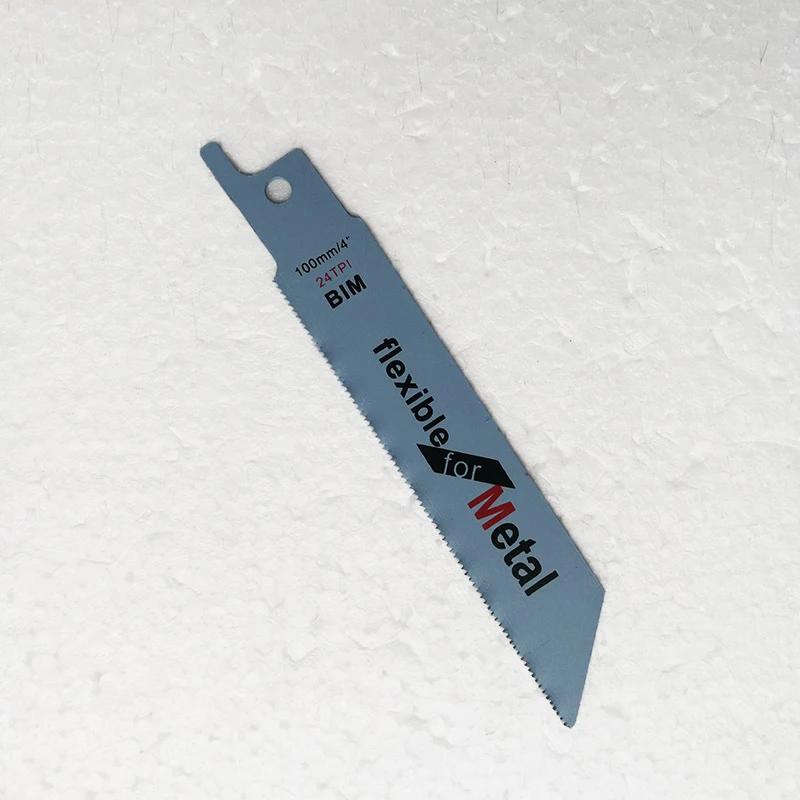 15 шт. 100 мм 24 зуб пила с возвратно поступательным движением полотна лезвия из BIM