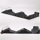 Тренировочные игры, доска для катания на коньках пальцами с рампой, детские игрушки, подарок Кейт парк, фингерборд, мини скейтборд, игрушки