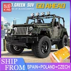 Техническая серия Mould King 13124 RC Jeeps Wranglers Adventurer внедорожник MOC 5140 подходит для строительных блоков кирпич детская игрушка