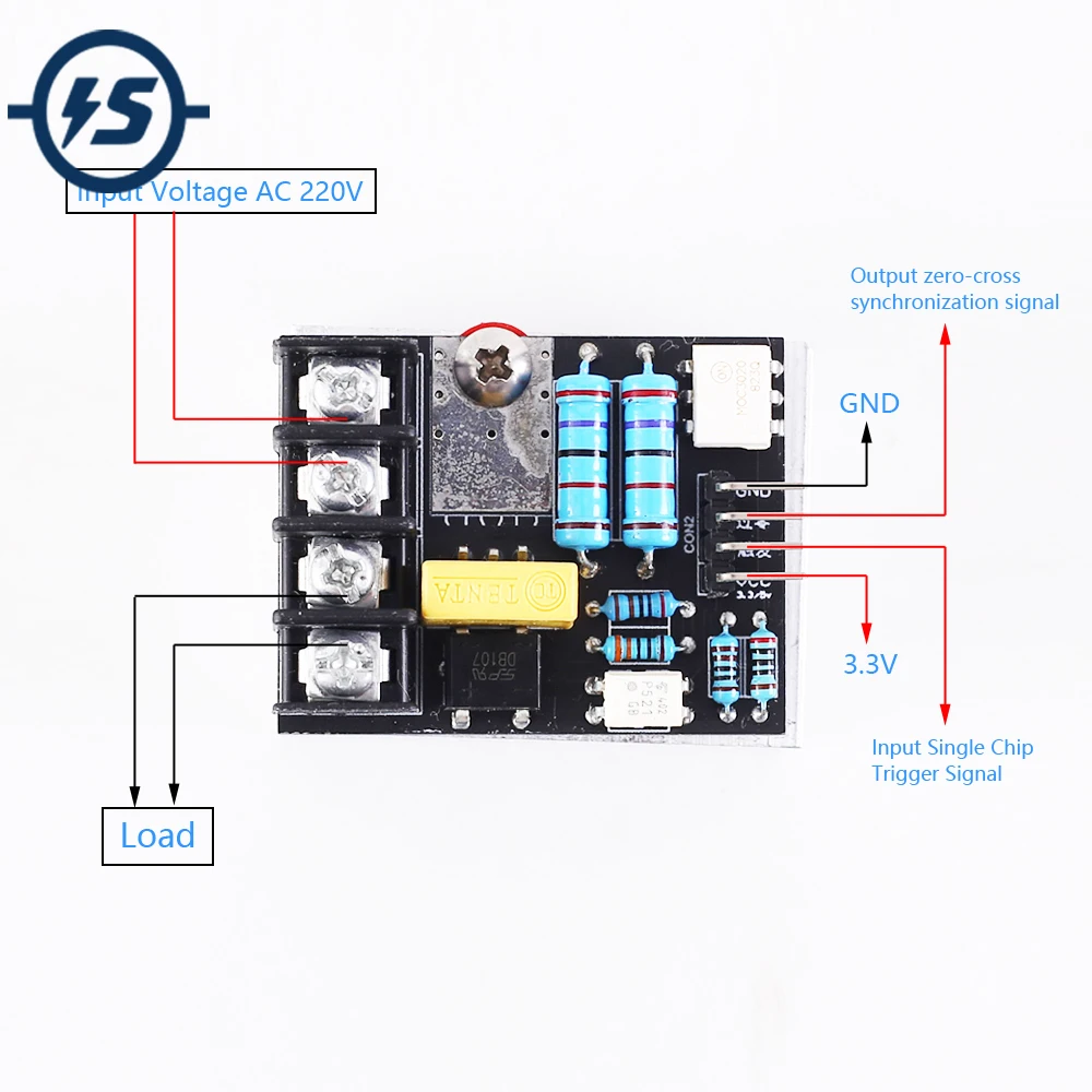 Переменный ток 220 В 1500 Вт регулятор драйвера модуль регулировки скорости SCR