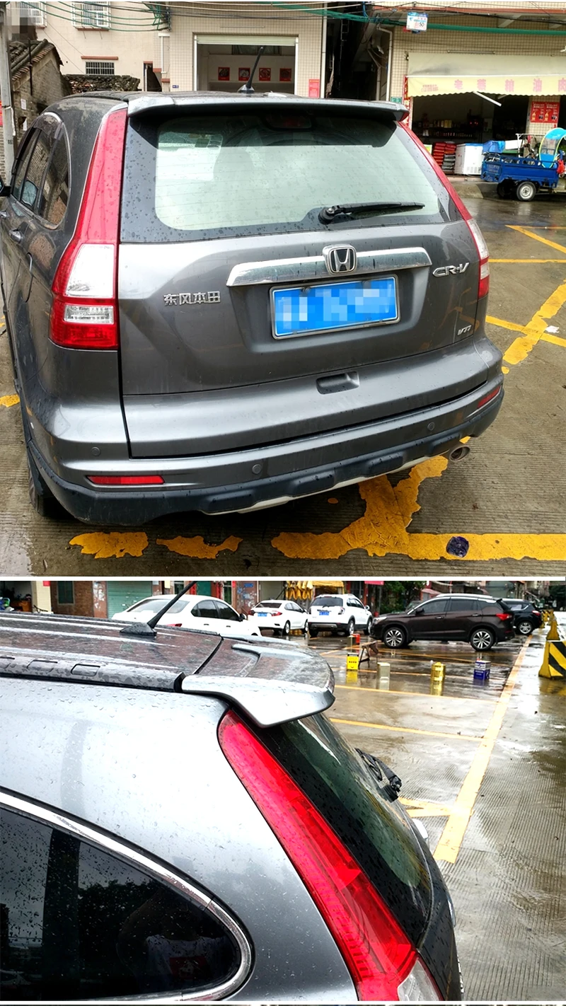 Для Honda спойлер CRV 2007-2011 Задняя Крышка багажника автомобильный Спойлер ABS Материал CR-V заднее крыло спойлер автомобильное украшение с цветом
