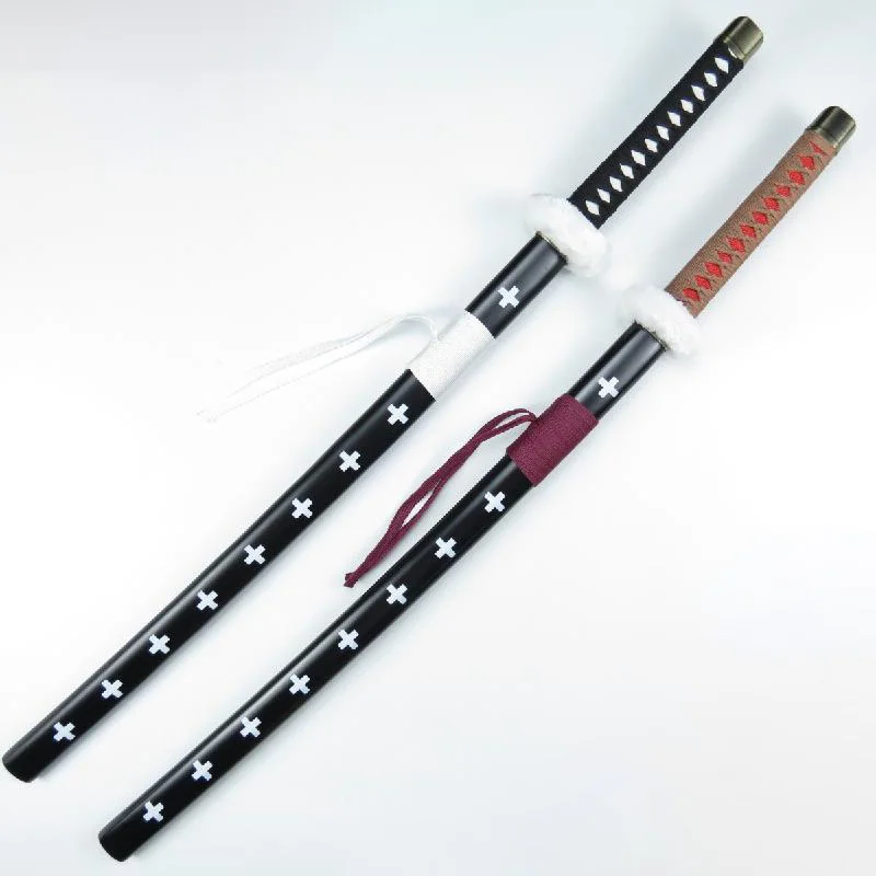 104 см Деревянный Меч Нож Оружие Трафальгар Ло Аниме Косплей ниндзя катана Самурай