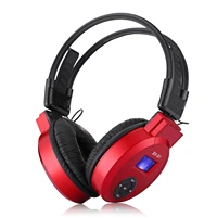 fm radio stereo headset over ear headphones stereo gaming headset memory foam earcups for kids adults