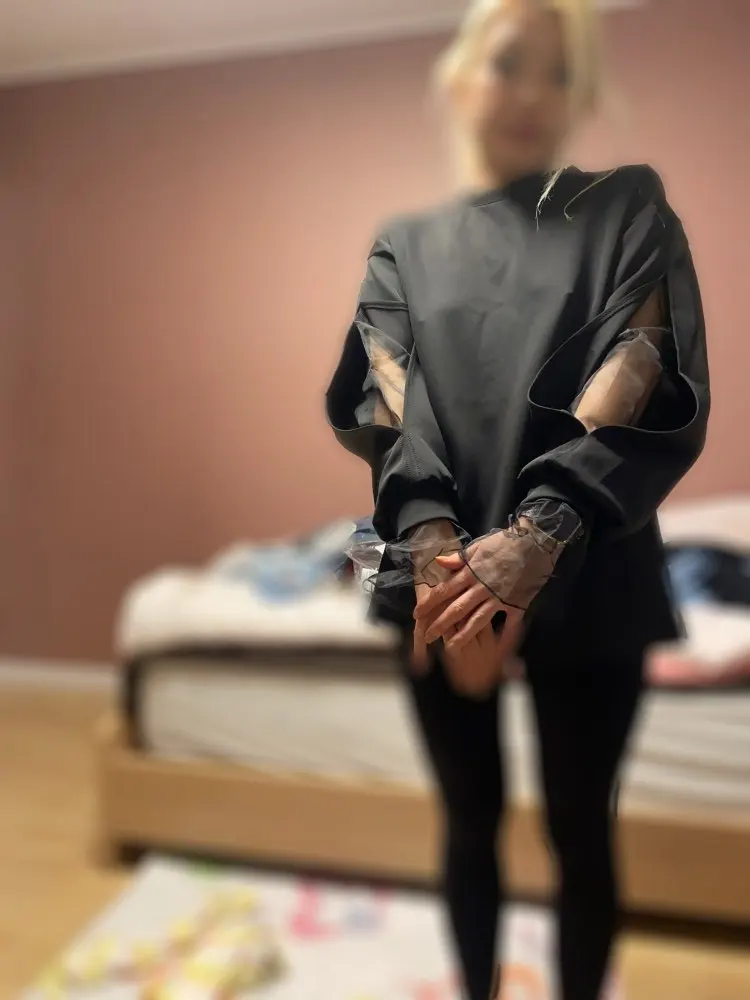 Осенне зимние рубашки повседневный свободный черный пуловер с длинными рукавами