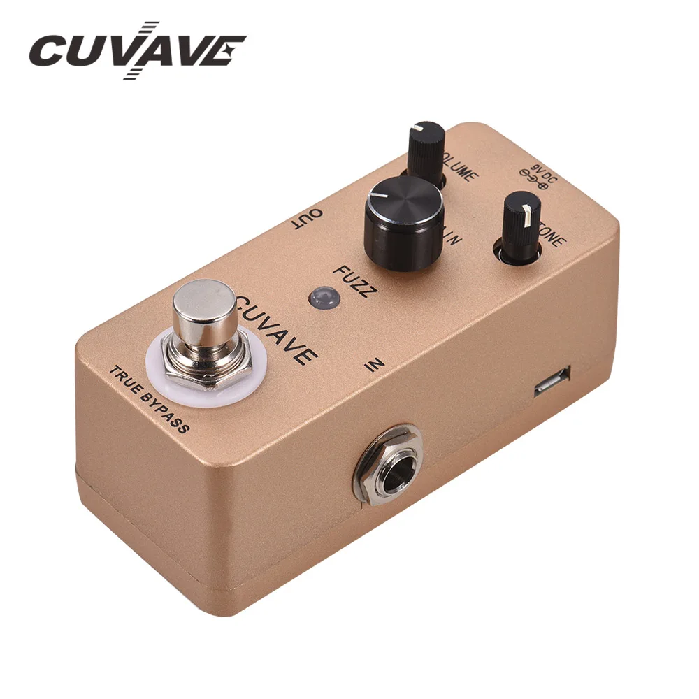 Педаль для гитары CUVAVE FUZZ винтажная педаль Fuzz с эффектами из цинкового сплава