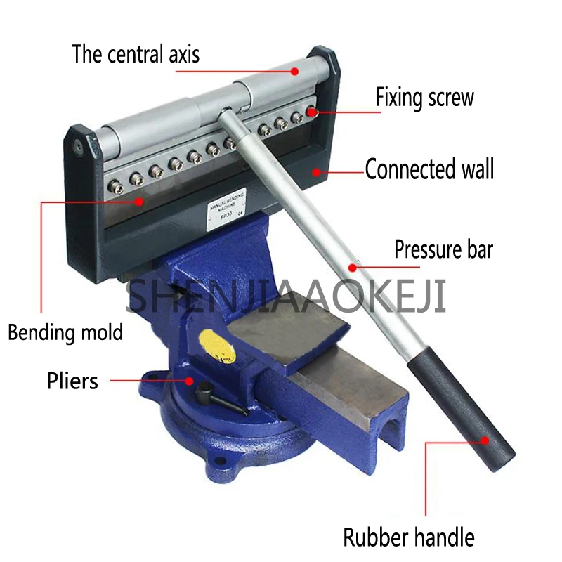 1 шт. маленький ручной гибочный станок микро прибор для складки бумаги инструмент