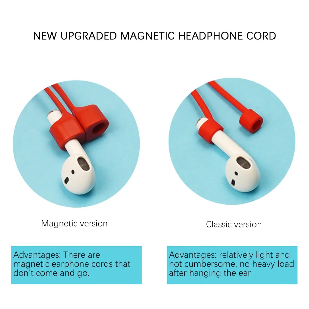 Ремешок спортивный для наушников Apple AirPods Pro 2019 магнитный силиконовый держатель 3