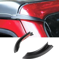2pcs water rain gutter extension for jeep wrangler jl 2018 2019 2020 accessories water rain gutter extension car roof bars