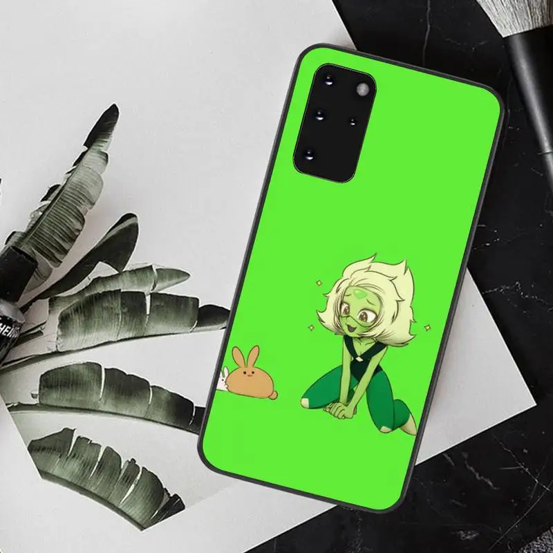 Мягкий силиконовый чехол для телефона PENGHUWAN STEVEN UNIVERSE PERIDOT из ТПУ Samsung S20 plus Ultra S6 S7
