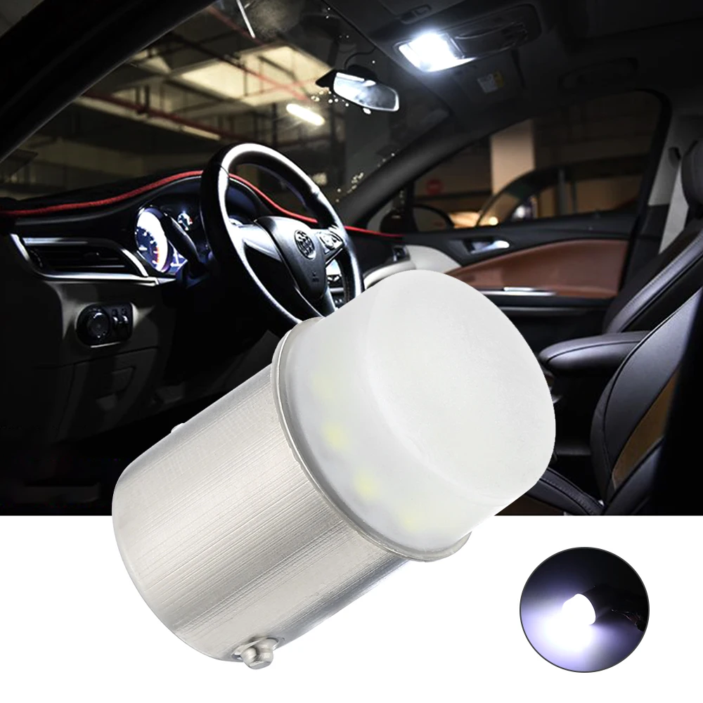 

1pcs BA9S 3014 LED car bulb car interior LED license plate light 2 LED Super Brighter 9 SMD 3030 car LED chip DC12V White Light