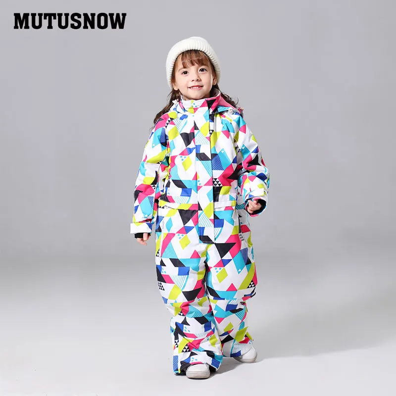 MUTUSNOW/лыжный костюм для девочек Новинка Водонепроницаемая лыжная куртка