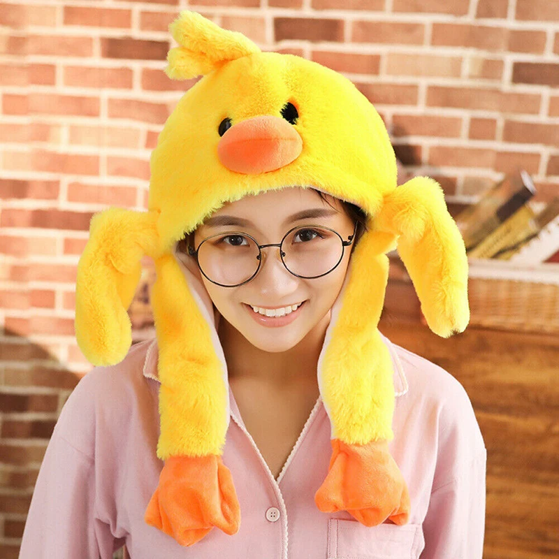 5 стилей 2020 модная плюшевая шапка с кроликом подвижными ушами кролика плюшевые