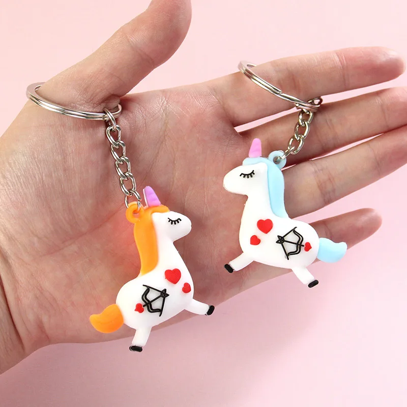 Huilong мультфильм красочный Единорог брелок подарок для девочки сумка Подвеска