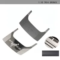 1/10 Crawler Climbing Vehicle Stainless Steel Hood Decoration Sheet B Type Hood Decoration Protection For Trax Trx4 Bronco 