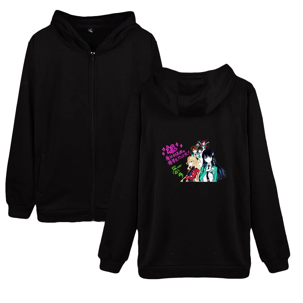 

2021 New The Irregular at Magic High School Merch 2D Print Zipper Hoodies Sweatshirt Women/Men Fashion Hoodies Zippers