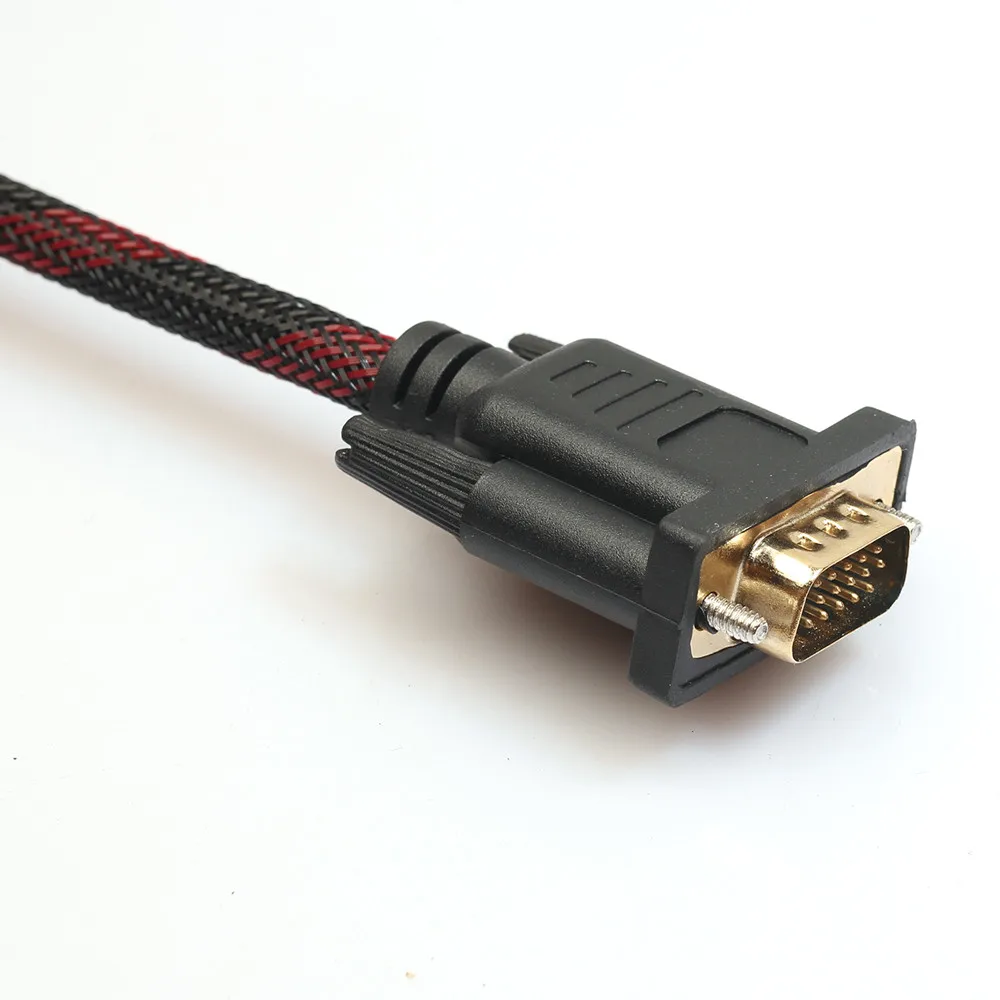 

Full HD 1080P HDMI Male To 15 Pin VGA Connector Adapter Converter Cable For HDTV