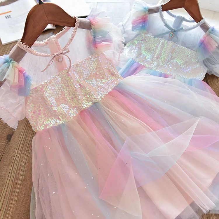 Baby Girl Formal Dress Children's Girls Clothes Infant Kids Dance Party Costume 3-8 Years Birthday For Wedding | Детская одежда и