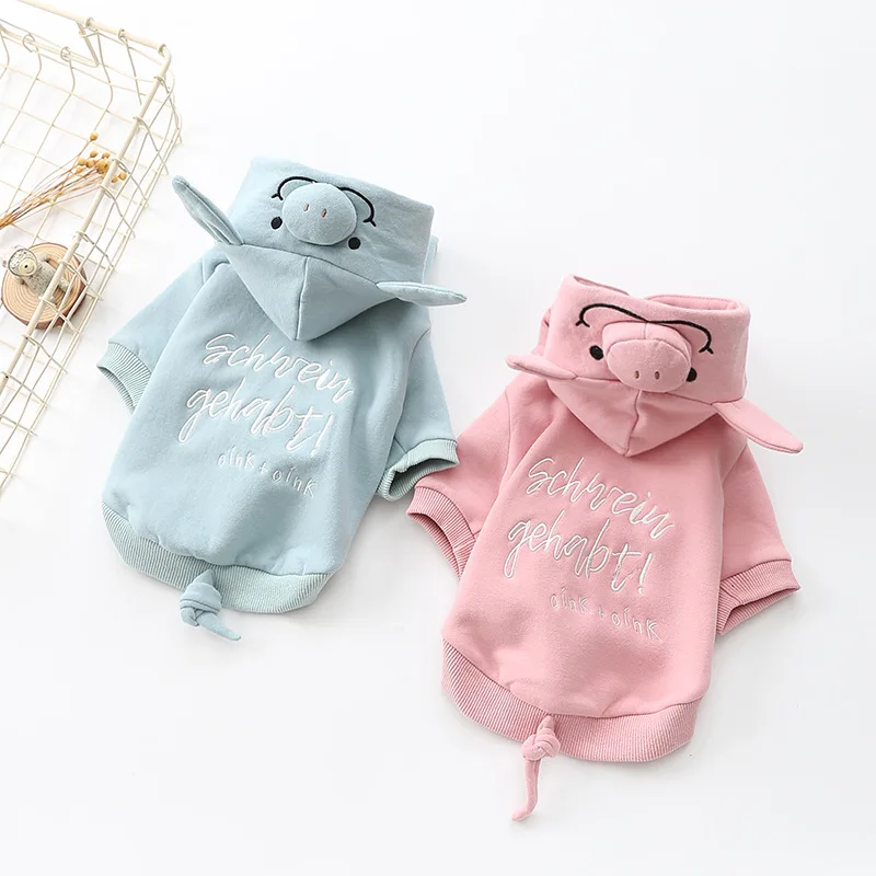 Милая Толстовка для собаки зимняя одежда собак пальто теплая французская