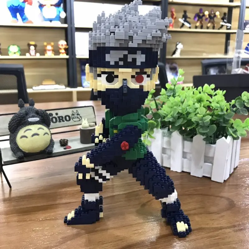 Balody 16094 Аниме Наруто Хатаке Какаши ниндзя мультфильм DIY 3D модель алмаз мини