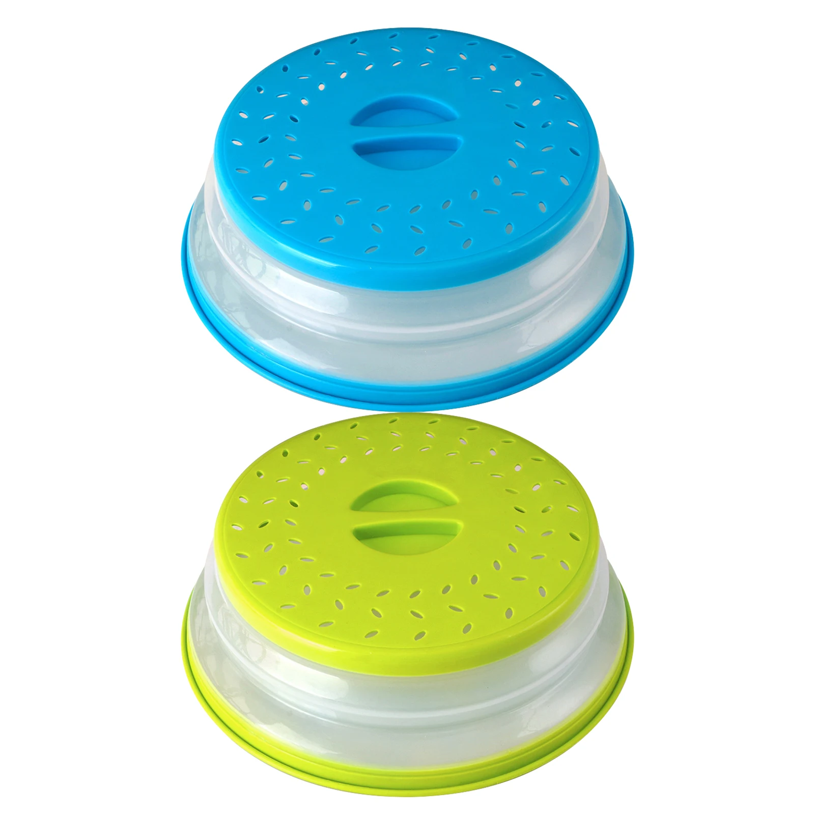 

2pcs/pack Anti Splashing Microwave Cover Home Plate Fruit Strainer Multifunctional Cooking For Food Heat Resistant Accessories