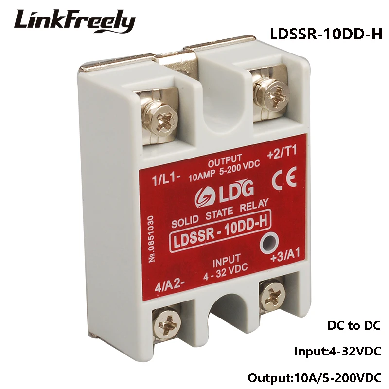 Однофазное твердотельное реле постоянного тока 5 в пост. Тока 12 В 24 10 А 25 40 1/25DD-H/40DD-H