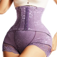 slim tummy control panties with buckle lace panty shapewear high waist trainer sexy butt lifter dress body shaper slimming pants