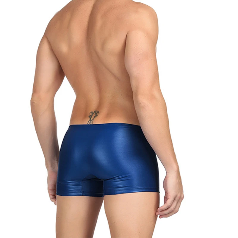 Распродажа мужское сексуальное нижнее белье черные искусственная кожа латекс