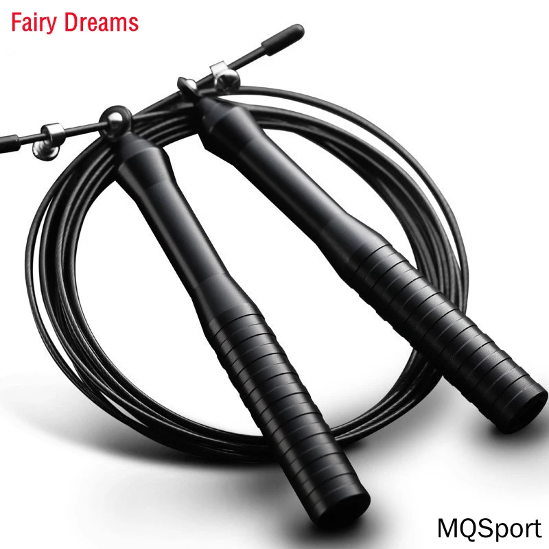 

Jump Rope Aluminum Alloy Handle High Strength Bearing Adjustable Steel Wire Rope Fitness Exercise Boxing MMA Workout Training