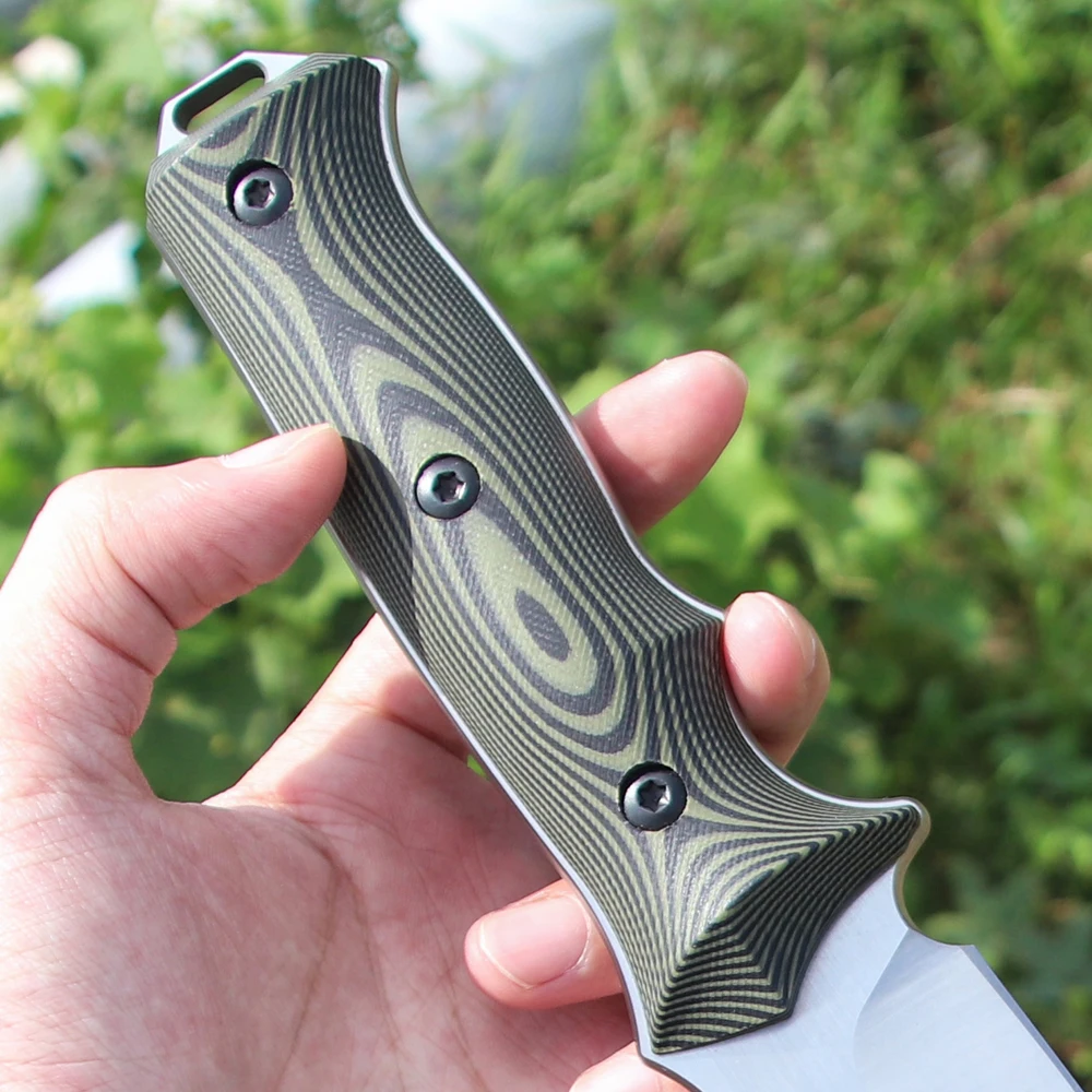 Охотничий нож с G10 рукояткой из стали DC53 | Инструменты