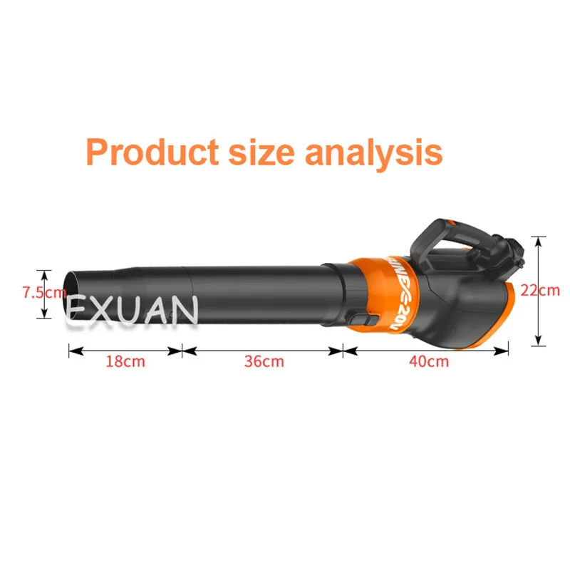 

A9-402 dust blower WG546E charging DC 20V high power lithium battery portable electric home blower