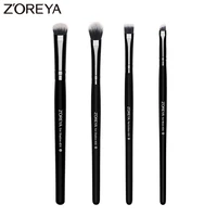 zoreya brand 4 piecelots makeup eye shadow brush set eyeliner make up brush for beauty cosmetics tools with eye brow brush