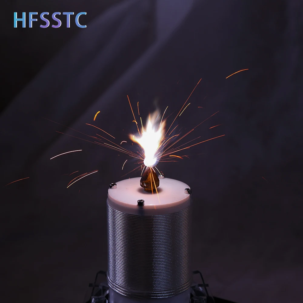 

High Pitch Plasma Sound Music RF Tesla Coils Electronic Candles Sound Beautiful High-tech Toys