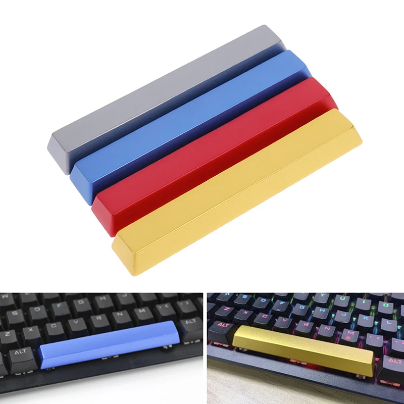 

1PCS Aluminum Alloy Mechanical Keyboard Blank Space Bar Keycap 6.25U OEM Profile
