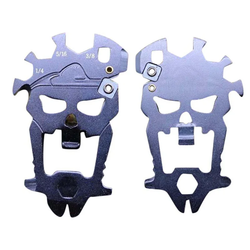 1 предмет 420 Сталь уличная мультифункциональная мульти в инструменты с черепом