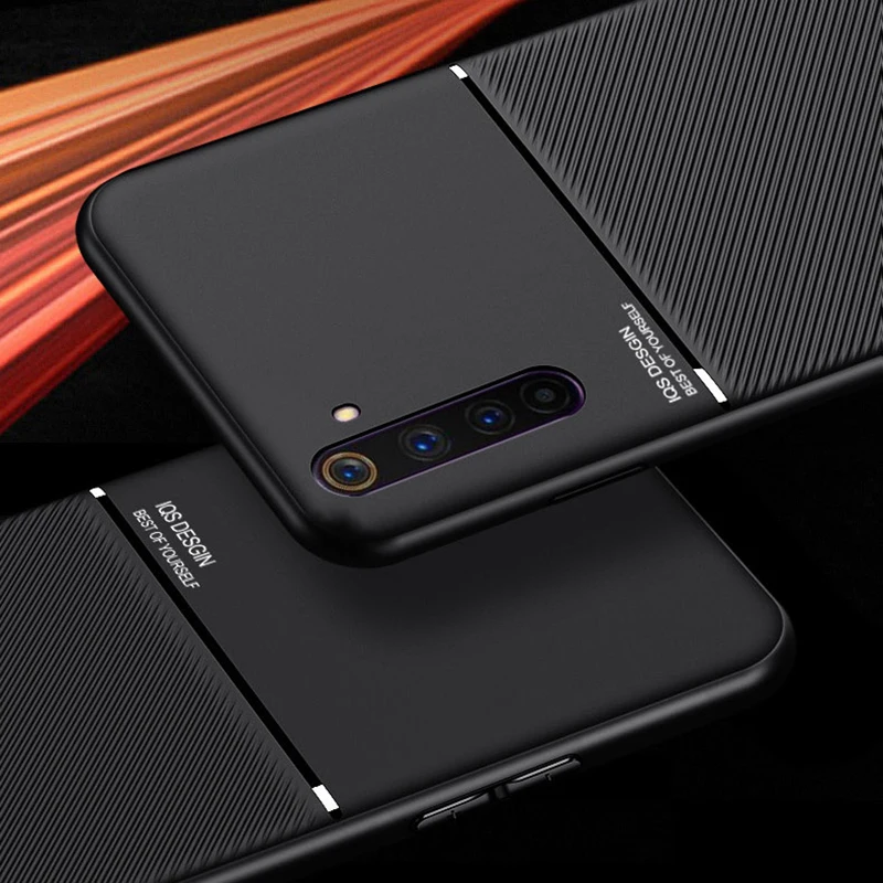 Для Realme 8 чехол из углеродного волокна мягкий силиконовый для OPPO 6 7 7i X7 X50 Pro