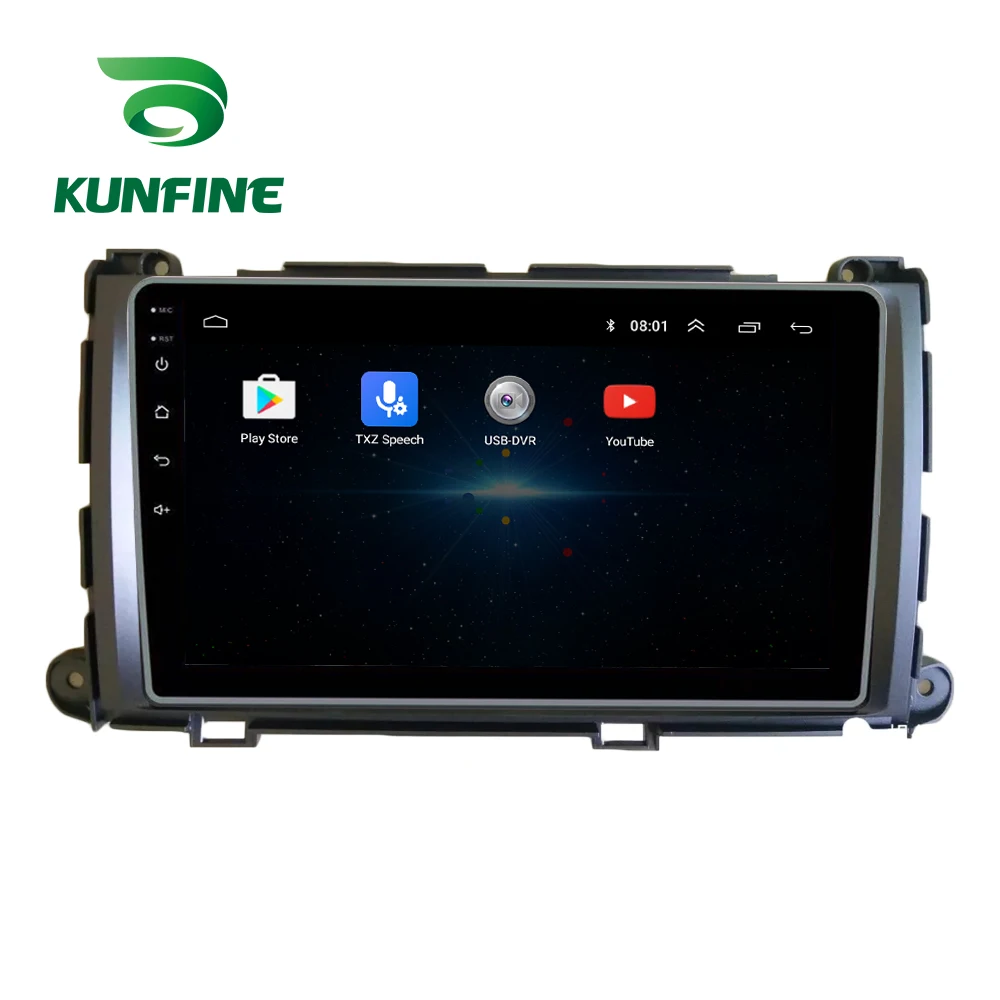 Автомобильный радиоприемник для Toyota Sienna 2010-2014 Восьмиядерный Android 10 0