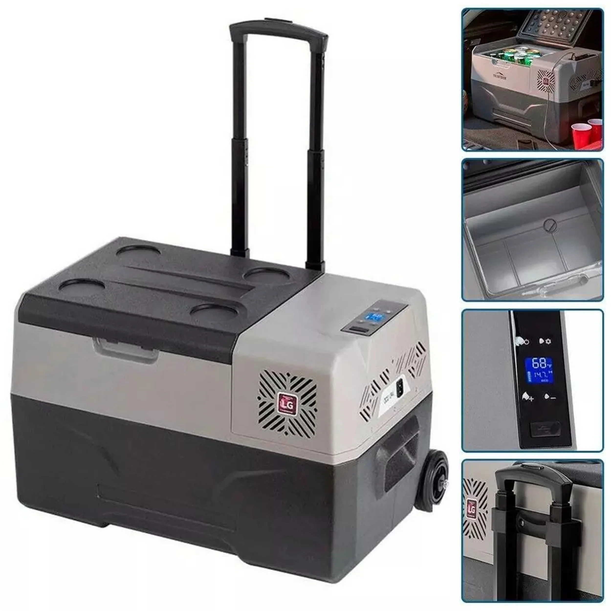 30L 40L 50L автомобиль холодильник с морозильной камерой DC/AC Портативный компрессор