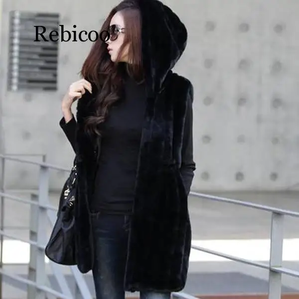 

2019 New Lady Faux Fur Vest Winter Warm Fur Coat Outwear Fashion Warm Women Jacket Long Fur Waistcoat Tops
