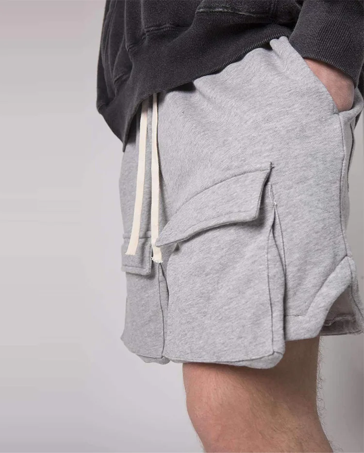 

2021 Men Solid Shorts Men's loose Short Trousers Fitness Bodybuilding Jogger Mens Brand durable Sweatpants Fitness Workout Short