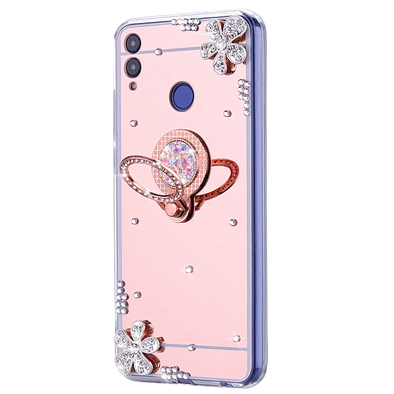 Роскошный чехол из мягкого ТПУ с зеркальной подставкой для Xiaomi Mi 8 SE A1 5X A2 Redmi Note 7 5