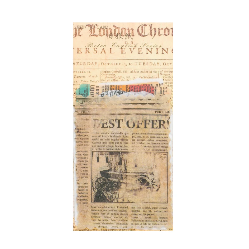 Набор для самостоятельной сборки в стиле ретро наклейки с английскими надписями