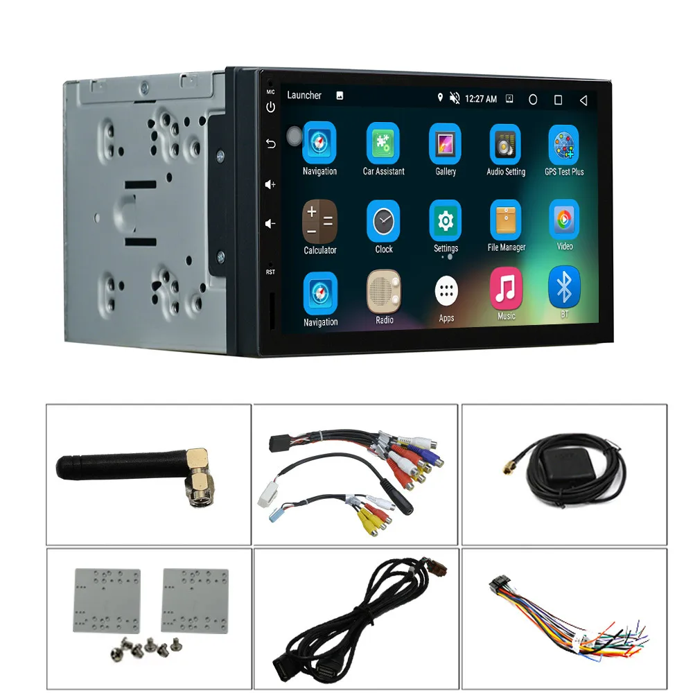 Android 8 0 автомобильный стерео Восьмиядерный 4 Гб ram 32 ГБ rom AV Out gps навигация 2 Din 7