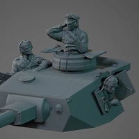 135 scale die cast resin white model soviet soldier model needs manual coloring model free shipping