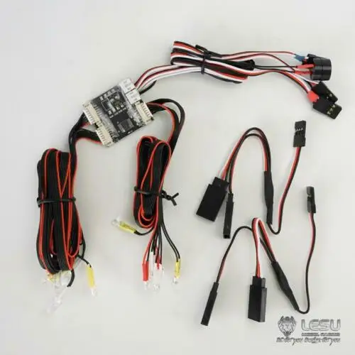 LESU светодиодный светильник системы для 1/14 DIY RC Tmy Bz MAN тягач автомобиль самосвал TH15098